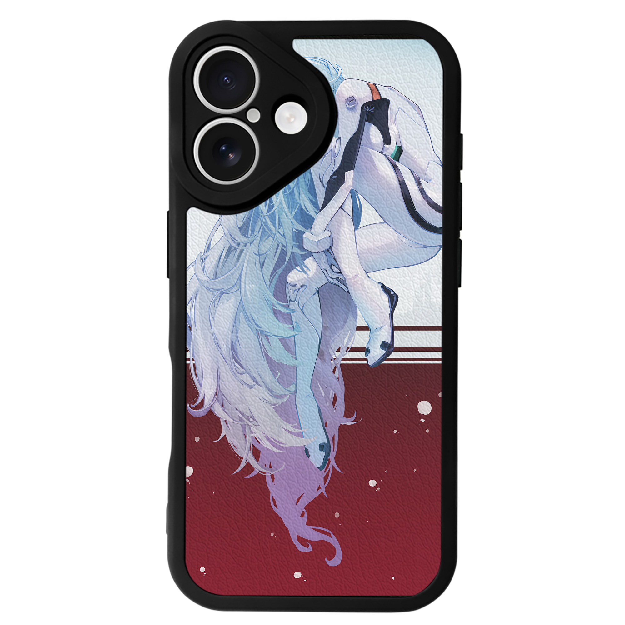 （画像用） EVA 新世紀エヴァンゲリオン 【iPhone 16シリーズ対応】シリコンスマホケース（レザー調） 材質：シリコン